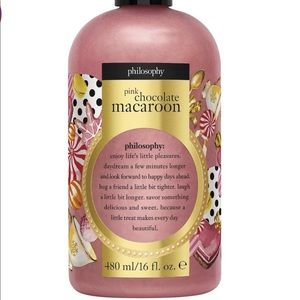 16 oz Philosophy Pink Chocolate macaroon